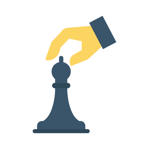 Strategy sport strategy bishop icon