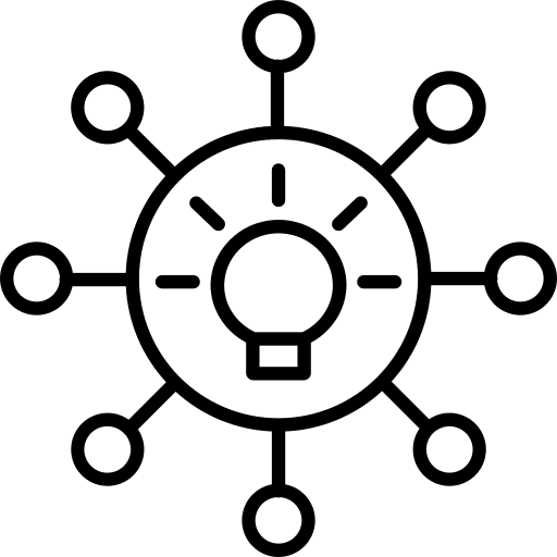 Networking art and design collaboration networking icon