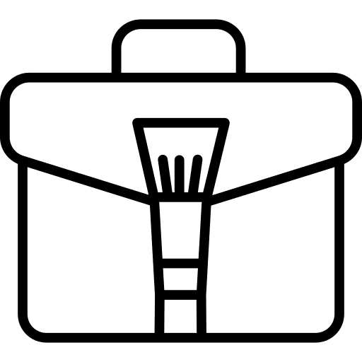 Briefcase art briefcase paint icon