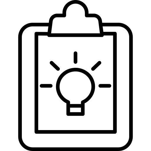 Clipboard business electronics graph icon