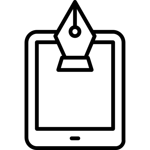 Fountain pen art and design design painting icon