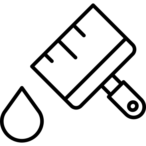 Paint brush colour edit tools artist icon