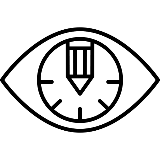 Eye art and design eye design icon