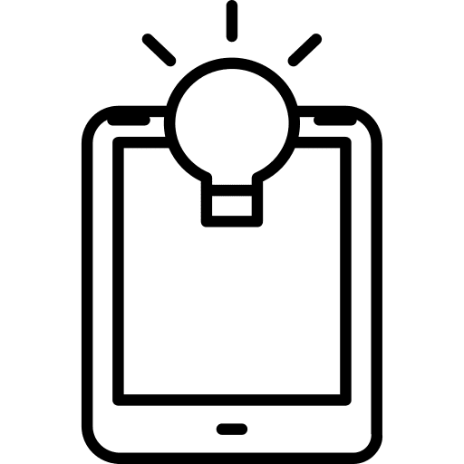 Idea ipad electronics electronic icon