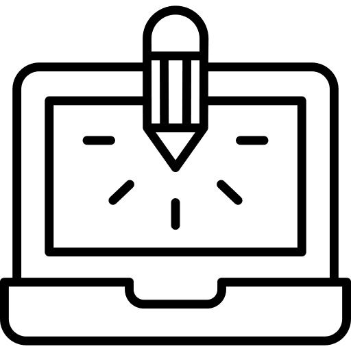 Laptop laptop brainstorm idea icon