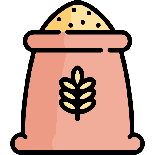 Flour cereals oatmeal jar icon