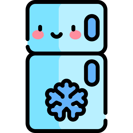 Fridge cold kitchen freeze icon