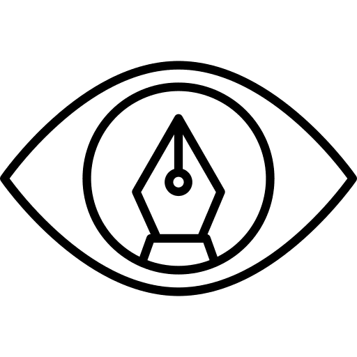 View eye fountain pen interface icon