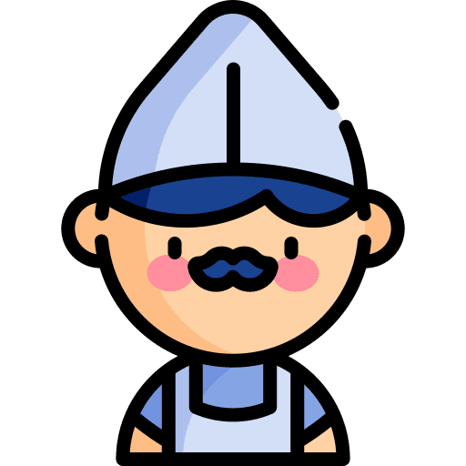 Baker bakery food and restaurant people icon