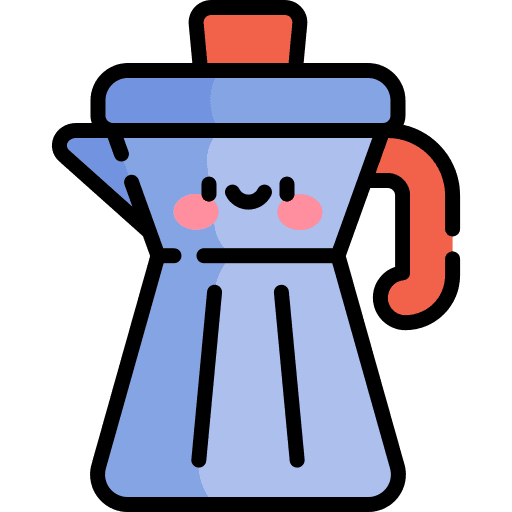 Coffee pot moka pot kitchenware italian icon