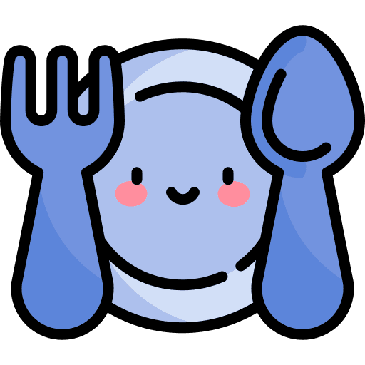 Plate meal dish lunch icon