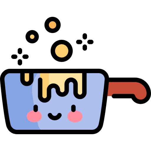 Saucepan cook tools and utensils pot icon