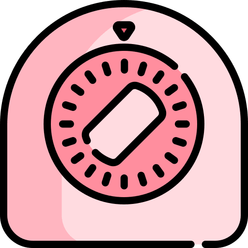 Kitchen timer control clock kitchen timer icon