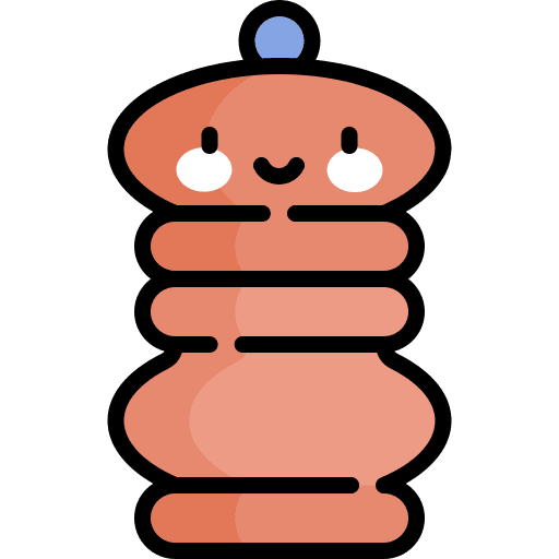 Pepper shop spices food and restaurant icon