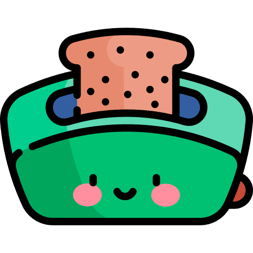 Toaster toaster kitchenware food and restaurant icon