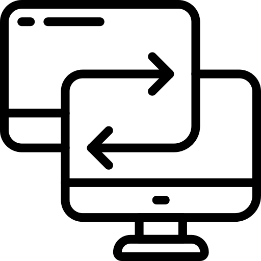 Sync device monitor sync icon