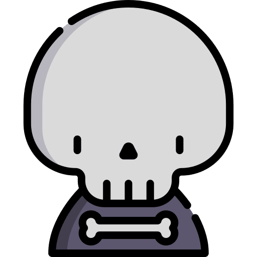 Skeleton avatar skeleton frightening icon