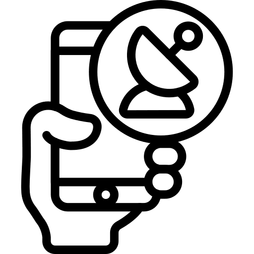 Smartphone satellite smartphone mobile phone icon