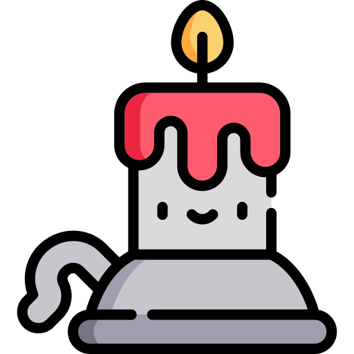 Candle light illumination miscellaneous icon