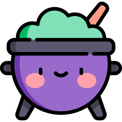 Cauldron halloween cauldron horror icon
