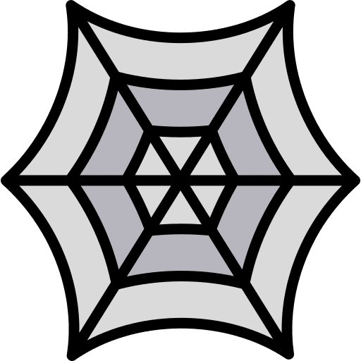 Cobweb halloween cobweb terror icon