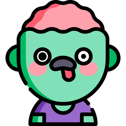 Zombie avatar costume zombie icon