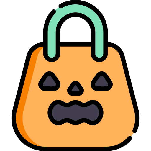 Bag halloween terror spooky icon