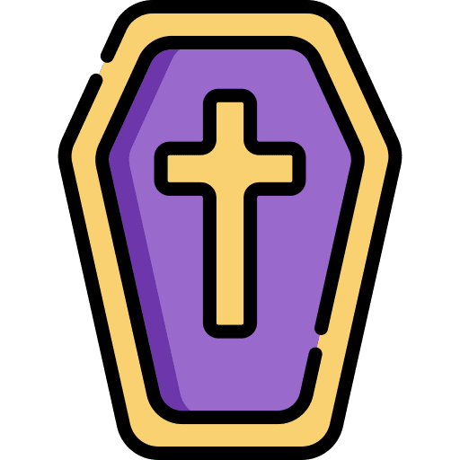 Coffin coffin halloween dead icon