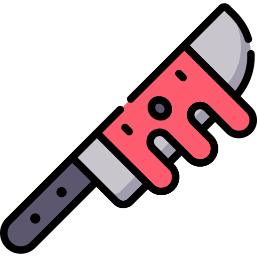 Knife spooky terror weapon icon