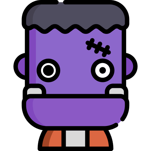 Zombie spooky horror zombie icon