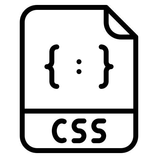 Css digital file extension extension icon