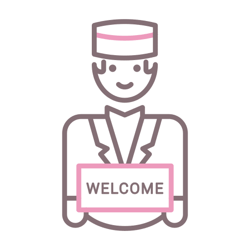 Flight attendant profession professions and jobs man icon