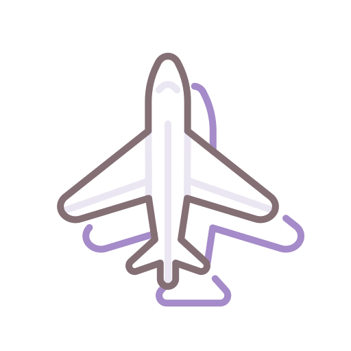 Flight aeroplane flight transport icon