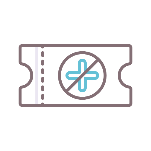 Ticket paper travel plane icon