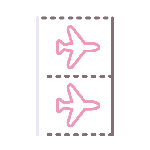 Flight transportation travel airport icon