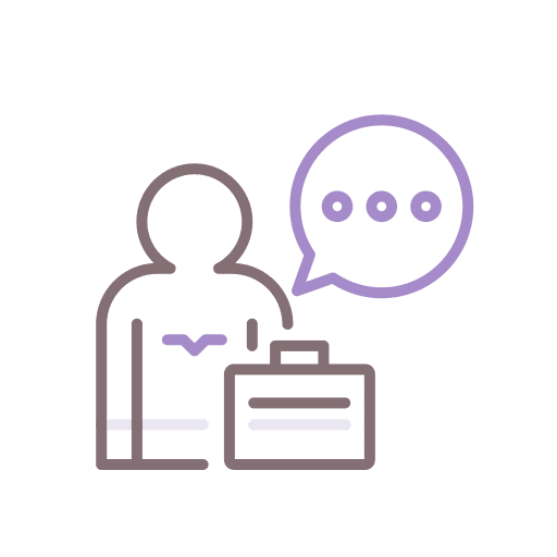 Passenger trip business luggage icon