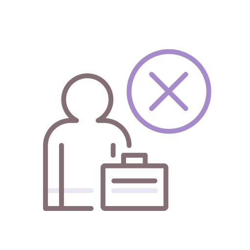 Passenger trip business travel icon