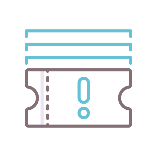 Plane ticket plane holidays flight icon