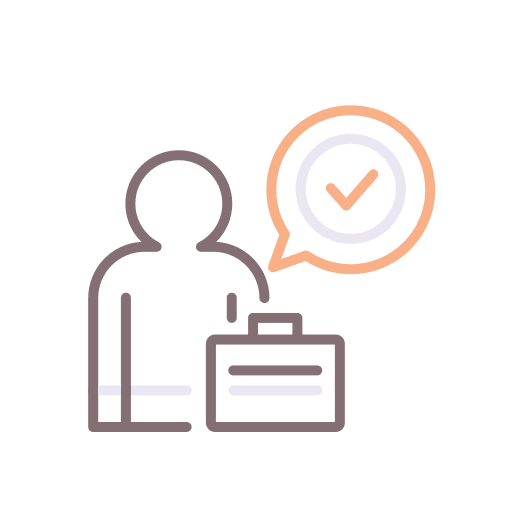 Passenger briefcase sit avatar icon