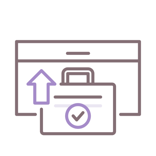 Travel luggage baggage travelling vacations icon