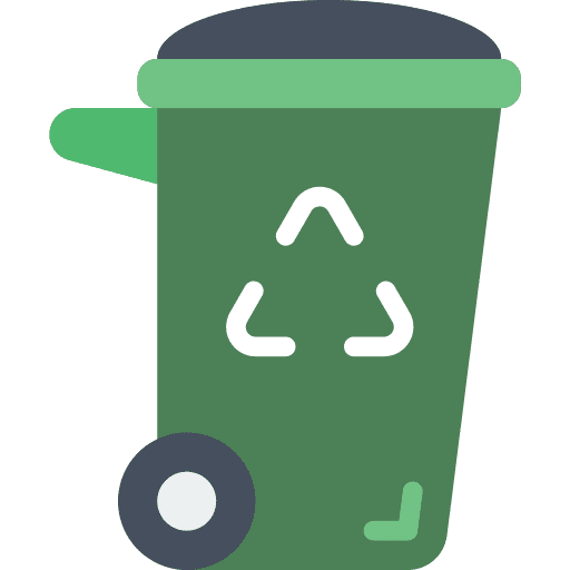 Bin industry trash garbage icon
