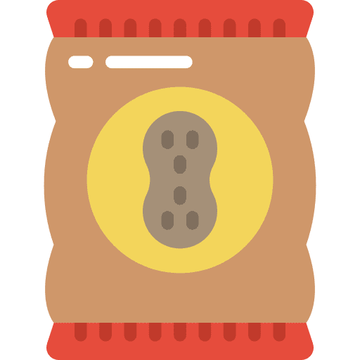 Packaging packaging food and restaurant nut icon