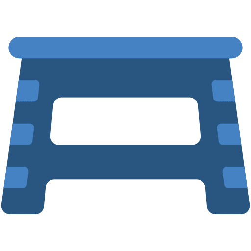 Stool stool foldable industry icon