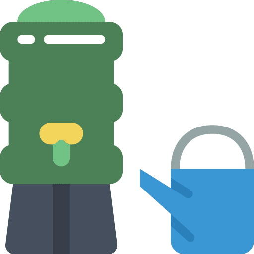 Watering can farming and gardening industry plant icon