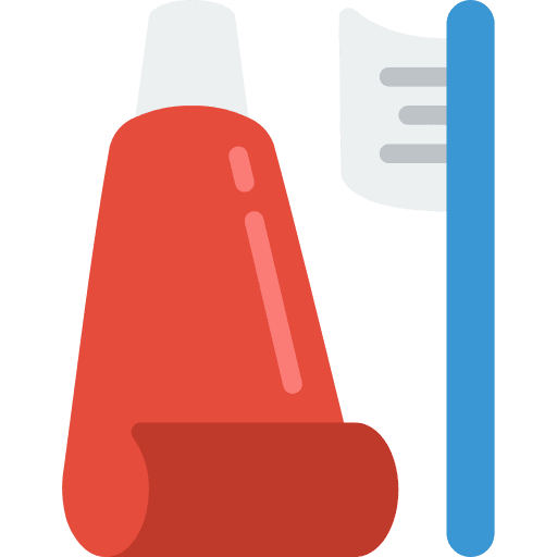 Toothbrush healthcare and medical industry toothpaste icon