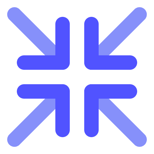 Focus arrows control direction icon