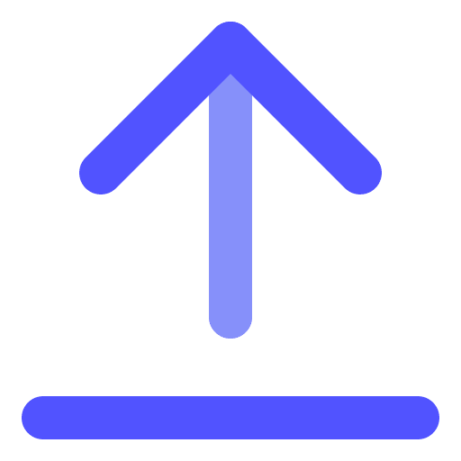 Upload uploading direction point icon