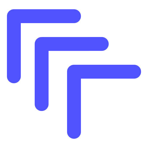 Diagonal arrows user interface point control icon