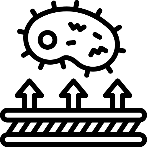 Antibacterial fabric arrows clothing antibacterial fabric icon