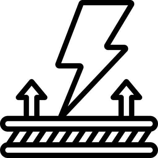 Antistatic fabric sign textile cloth icon